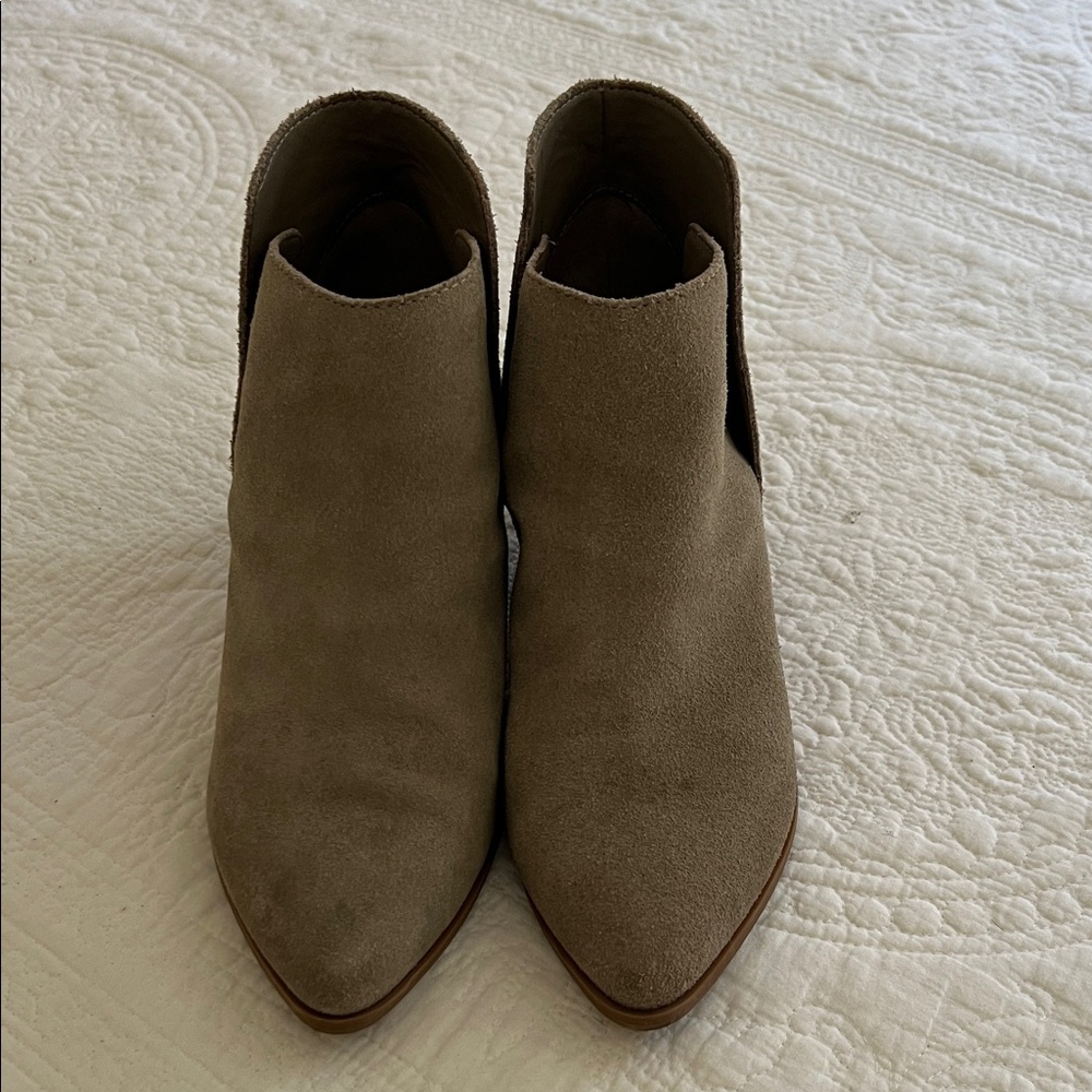 Dolce Vita Taupe Ankle Booties